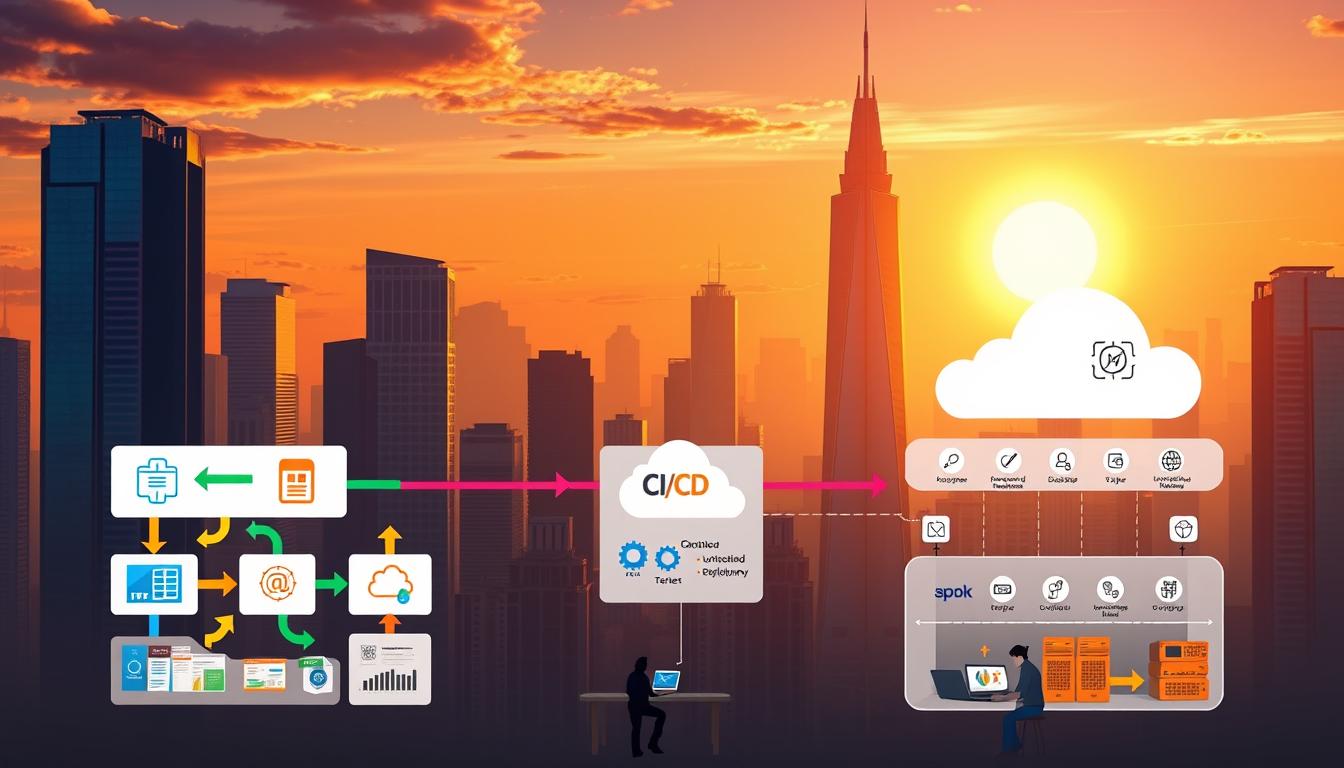 Implementing continuous integration and delivery on cloud servers