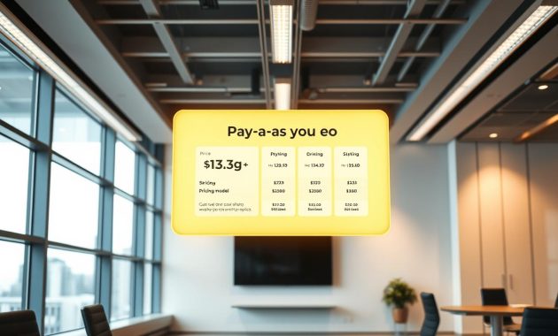 pay-as-you-go pricing model